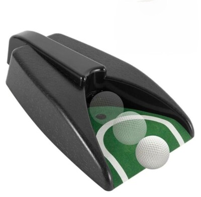 Brookstone Golf Automatic Putting Cup, Smooth Cordless Return Delivery System