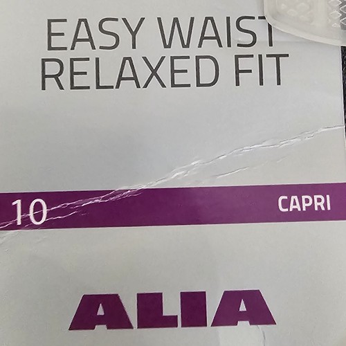 Alia Womens Capri Pants Size 10 Gray NEW - Picture 4 of 24