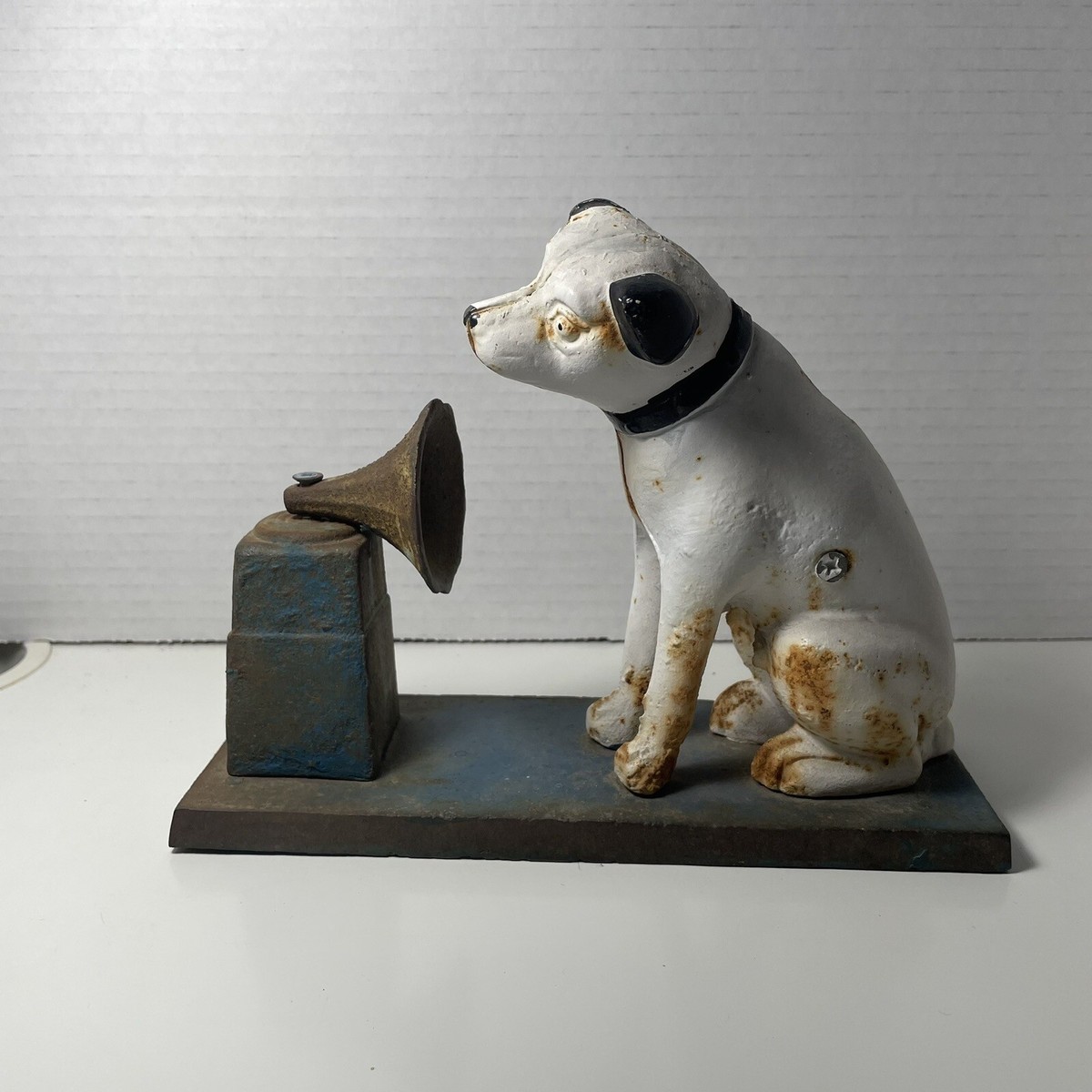 RCA Victor Victrola Nipper Dog Phonograph Cast Iron Coin Bank