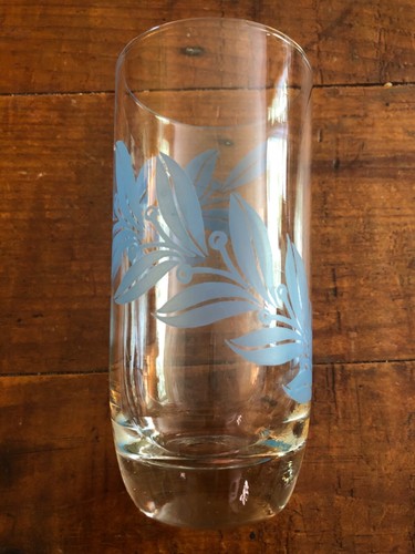 VINTAGE RETRO GLASSES LEAF & BERRY SET OF 4 - Picture 3 of 7