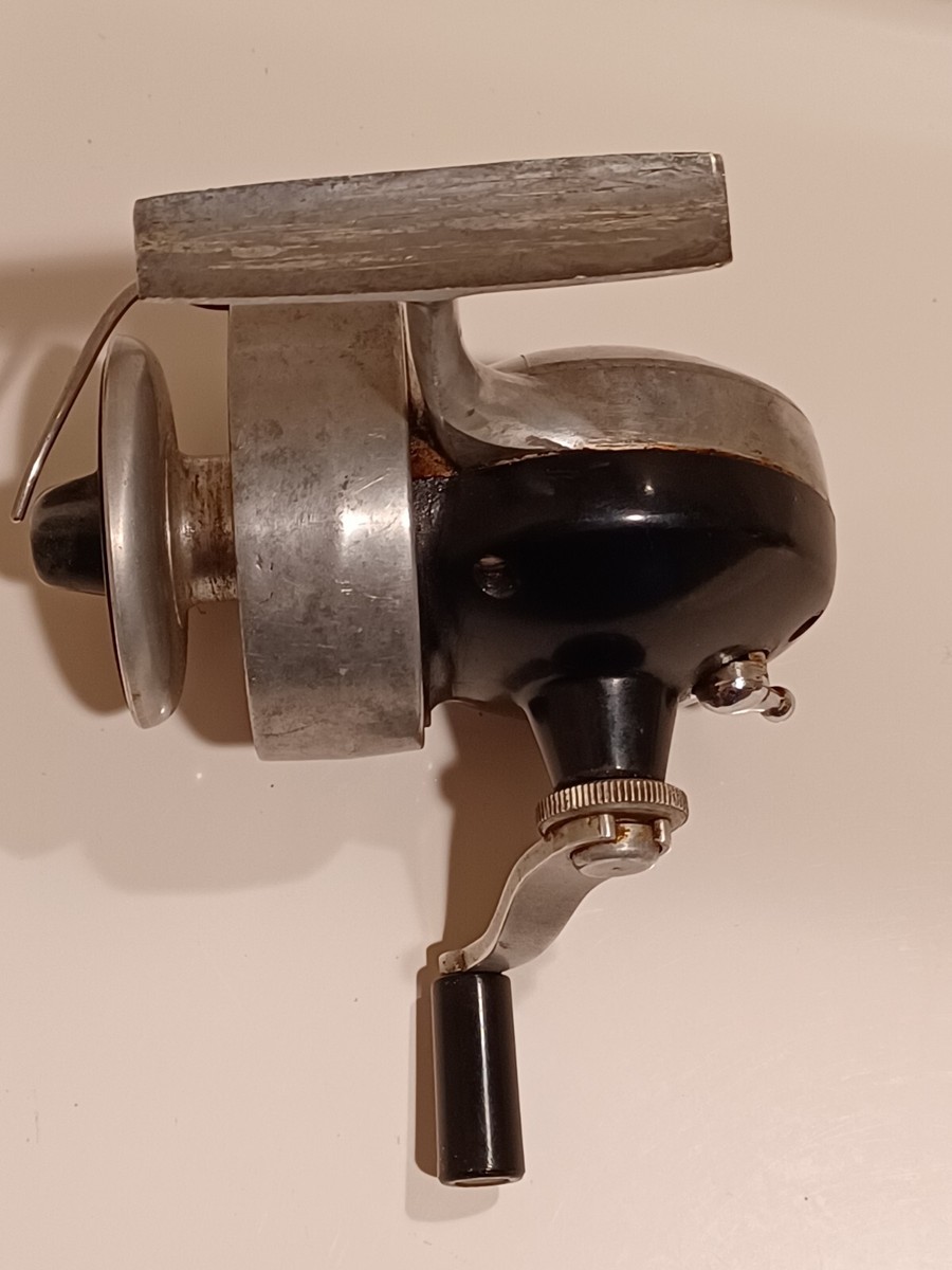 Vintage Airex Bache Brown Spinster Fishing Spinning Reel Vintage Airex Bache Brown Spinster Fishing Spinning Reel