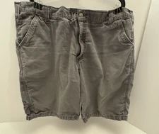 Carhartt Utility Shorts Mens 42 Gravel Rugged Flex Relaxed Fit Canvas 102514 217