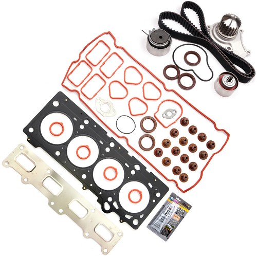 For Chrysler PT Cruiser Jeep 02-09 2.4L Timing Belt Water Pump Head Gasket Set - Picture 24 of 24