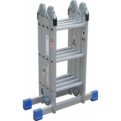 Multi Position Aluminium Leiter Verriegelung Faltbar Step, Plateau