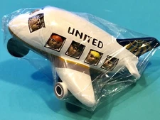 UNITED AIRLINES HAND PAINTED CERAMIC PLANE