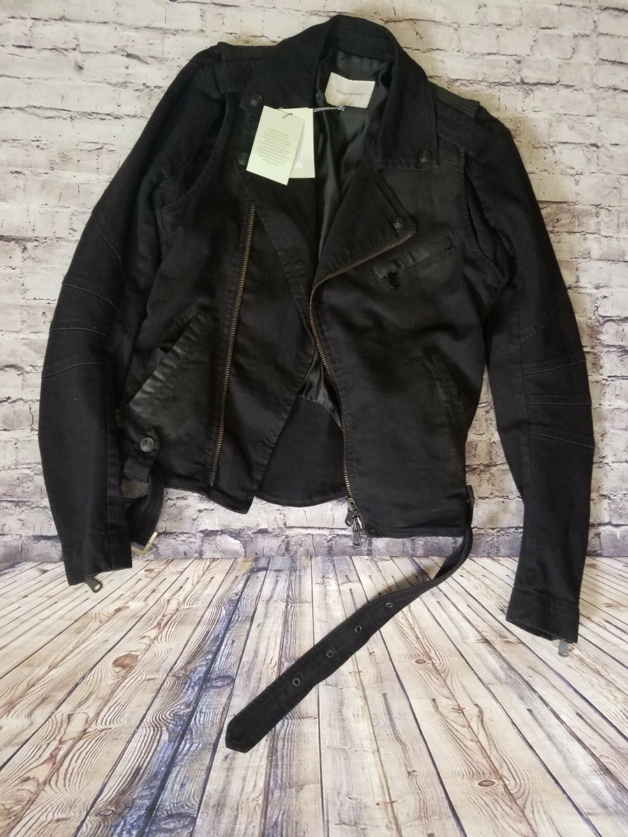 Forholdsvis Avenue På kanten Pierre Balmain Cotton Biker Jacket | eBay