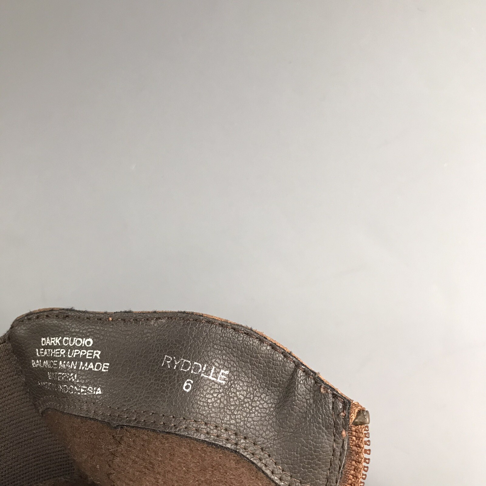 Steve Madden Ryddlle Leather Platform Ankle Boots 6 Brown Retro Distressed Rare image 8