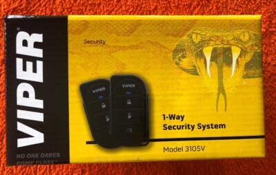 Viper Alarm Mobile 1 Way Car Security System Keyless Entry 3105V newest model 