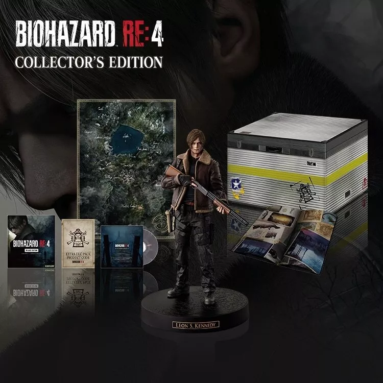 NEW PS5 BIOHAZARD RE:4 COLLECTOR'S EDITION CAPCOM Extra DLC Pack