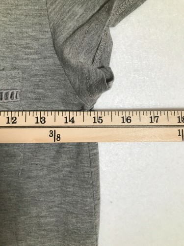 Pocket Tee Shirt Women's Small S - Gray - Lightweight, Soft, Stretchy, Comfort - Picture 9 of 9