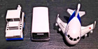 Wonda Pull Back Airline ANA Air Nippon Boeing 747 400 Plane Bus Tugs Japan Used — photo 7