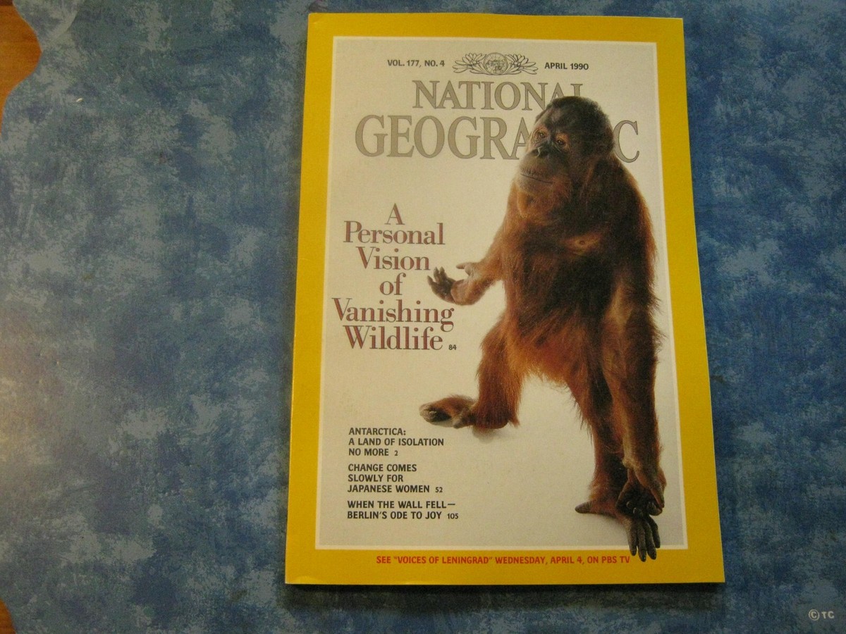 NATIONAL GEOGRAPHIC April 1990 ANTARCTICA Japanese Women