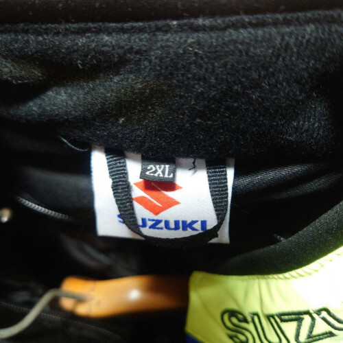 SUZUKI ECSTAR Motorcycle Jacket Size: 2XL Blue VG condition limited From JAPAN - Picture 10 of 12