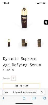 Dynamic Innovation Lab Supreme. Rejuvenating Facial Serum.AloeVera/Kelp Chamomil