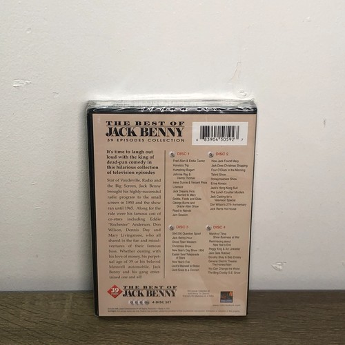 The Best of Jack Benny DVD 2007 Television Classics 39 Episode 4 Disc Set Sealed - Picture 4 of 11