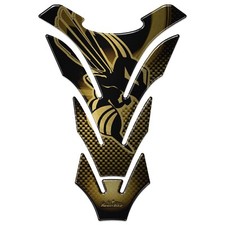 ADESIVI PARASERBATOIO UNIVERSALE MOTO 3D RESINATI COMPATIBILE HONDA HORNET ORO