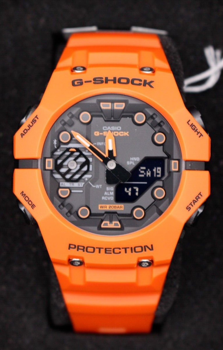 Casio G-Shock GA-B001FL-4AJF Orange Carbon Bluetooth Analog