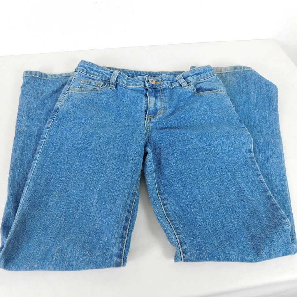 Lote de 4 piezas de ropa para niñas talla 10/12 camisas pantalones vaqueros descoloridos gloria toque de queda niña Foto 2 de 4