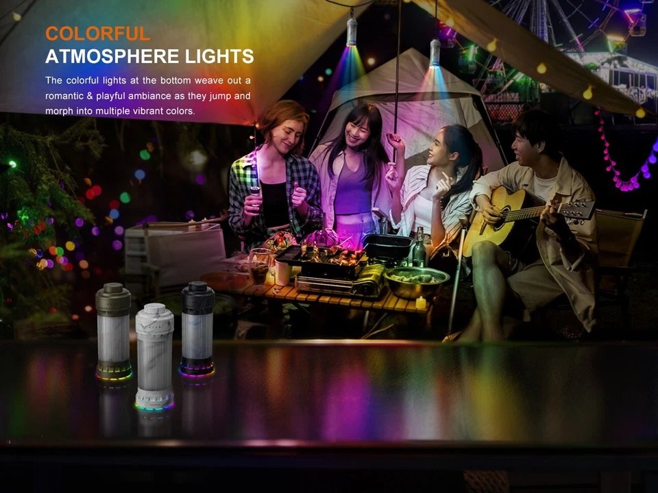 Fenix CL22R Black USB-C Charging 500 Lumens LED Camping Light Lantern - Image 3 of 4