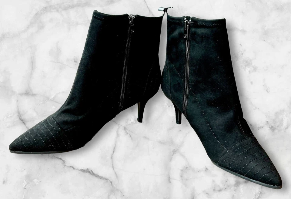 Botas de micro gamuza negras Adrianna Appel para mujer talla 8M Foto 3 de 4