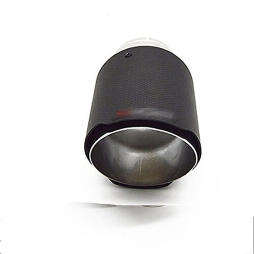 Tubo de escape universal de fibra de carbono 1*Punta silenciador Akrapovic coche 63 mm ID/114 mm OD - Imagen 5 de 6