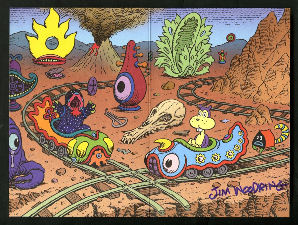 Jim Woodring SIGNED AUTOGRAPHED The Museum of Love and Mystery HC 1st Ed Frank - Image 2 of 3