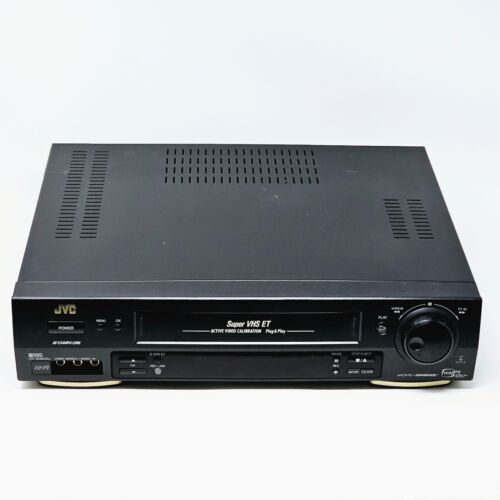 JVC HR-S3500U S-VHS Super VHS ET Video Cassette Recorder - NO Remote ✅TESTED - Foto 1 di 9