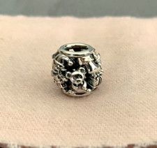 Autentico Charm Pandora Argento Sterling Elfi di Babbo Natale Traforato 791401 NUOVO