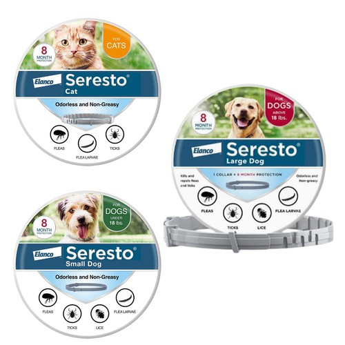 (Sealed)2025Seresto Collar for Large Dog Cat 8 Months Protection US