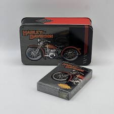 Harley Davidson 1997 Historical Playing Cards 1903-1950 Collector Tin Box