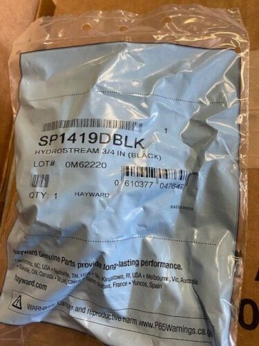 Genuino Hayward Eyeball Direccional SP1419D Negro 1.5" Rosca 3/4" SP1419DBLK - Imagen 2 de 2