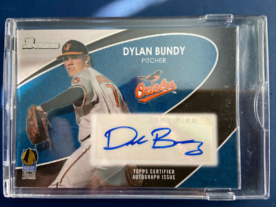 Dylan Bundy Auto /10 2012 Bowman Industry Summit SSP Signed Orioles Angels