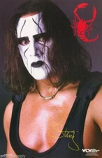 STING WCW Photo Reprint, Fridge Magnet, Decal or Glossy Metal Sign