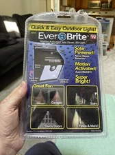 Everbrite Motion Activated Solar Powered & Wireless LED New Sealed