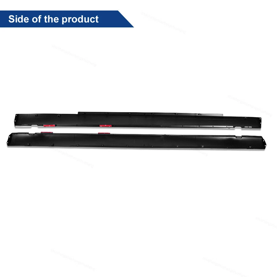 For 2008-2014 Dodge Challenger Pair Door Exterior Rocker Molding Body Panel Trim Foto 3 de 4