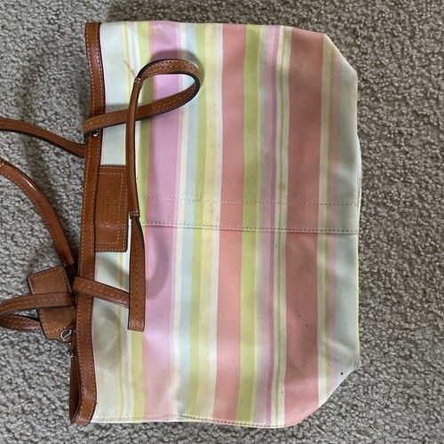 Coach purse pastel rainbow Gem