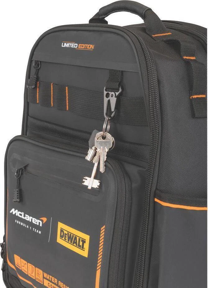 DeWalt McLaren F1 Team Backpack 53.7Ltr (972HN) Tool DIY Work Bag - Image 3 of 4