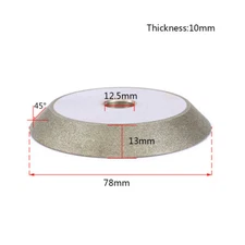 3"Diamond Grinding Wheel Electroplate Grinding Circle 150Grit for Carbide Metal
