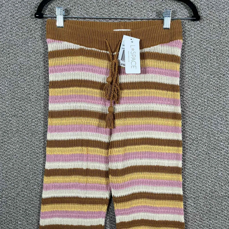 Pantalones de encubrimiento L*Space Turn The Tide para mujer pequeños multicolores Cancún a rayas NUEVO Foto 2 de 4
