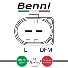 Alternator Benni Fits Audi A3 VW Golf Eos Touran Seat Leon Altea Skoda Octavia