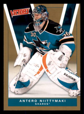 2010-11 Upper Deck Victory Update Gold #259 Antero Niittymaki San Jose Sharks