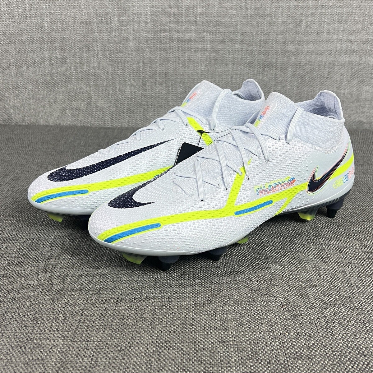 Nike Phantom GT2 Elite DF FG SG-Pro AC Football Grey Blue DJ8042