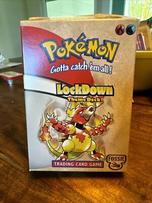 Vintage Pokemon LockDown Theme Deck Box Only Trading Card Game - No Cards