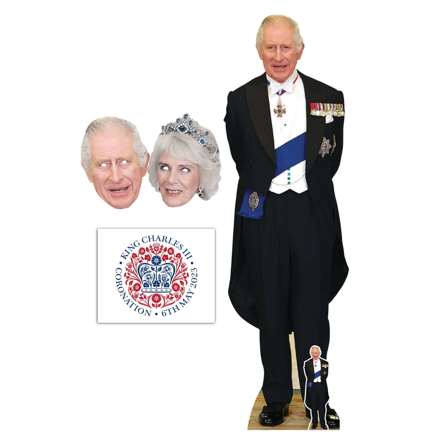 King Charles III Coronation Bronze Package Includes Lifesize Cardboard Cutout