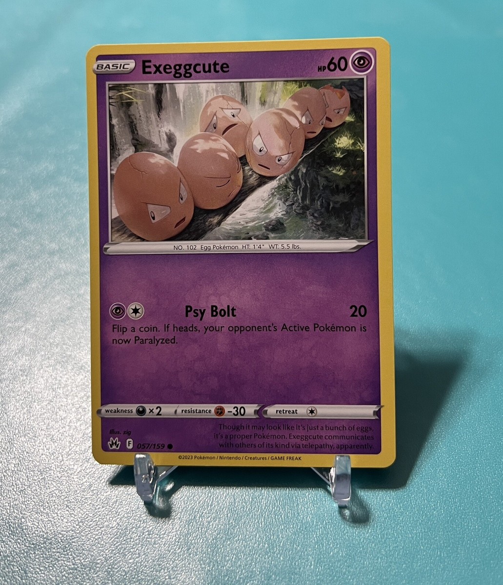★ポケモンカードex 59枚セット★ Exeggcute 057/159 Crown Zenith Pokemon Card NM | eBay