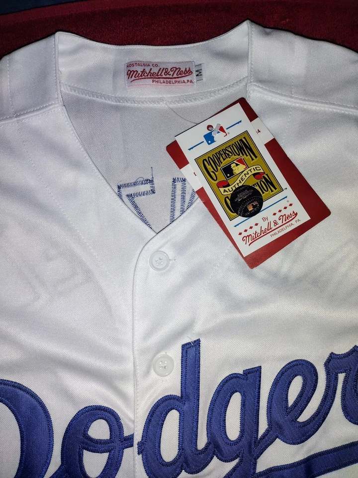 LOS ANGELES DODGERS FERNANDO VALENZUELA 1981 World Series Baseball Jersey - Image 4 of 4