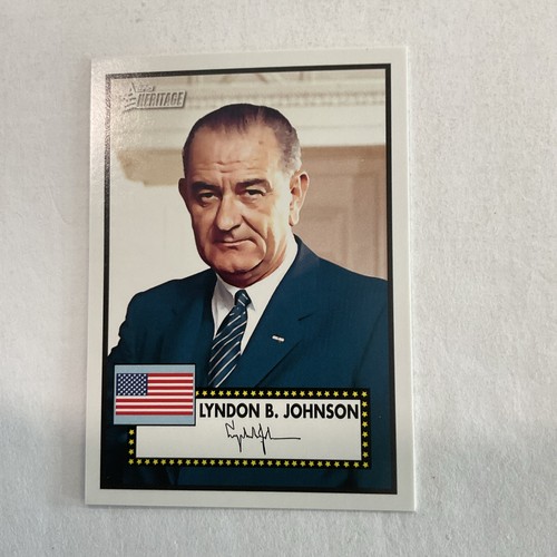 Lyndon B. Johnson #AP36 2009 Topps American Heritage Presidents card