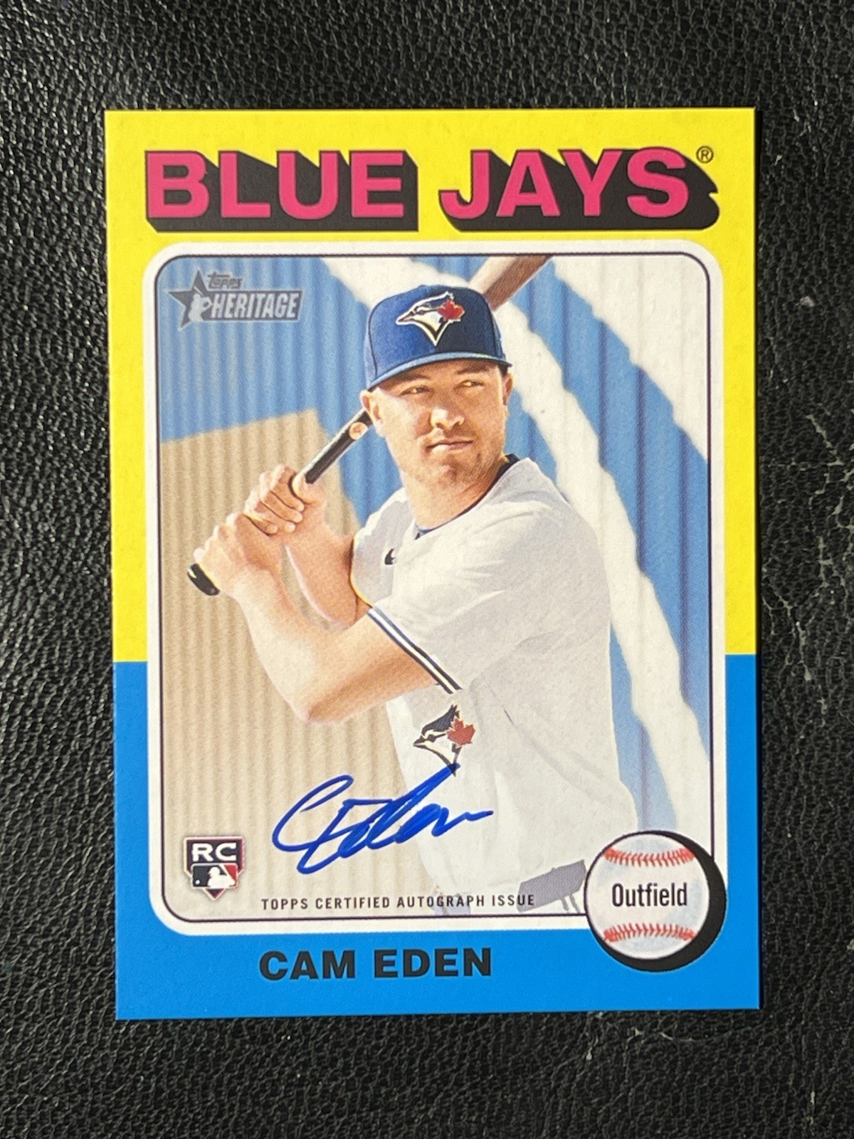 CAM EDEN 2024 Topps Heritage Real One Auto RC