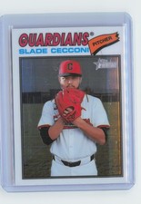 2026 Topps Heritage Slade Cecconi Chrome #87 Cleveland Guardians