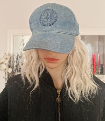 Impulso Italy Base Cap Maritim in Jeansblau mit Labelstickerei Unisex sehr gut